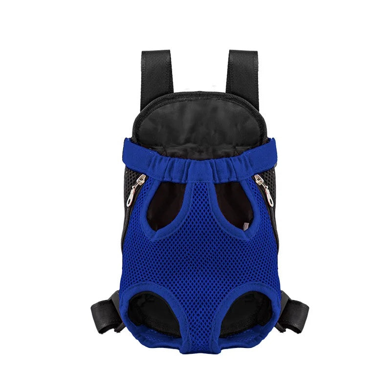 Pet Carrier Backpack Breathable Adjustable Front Travel Bag