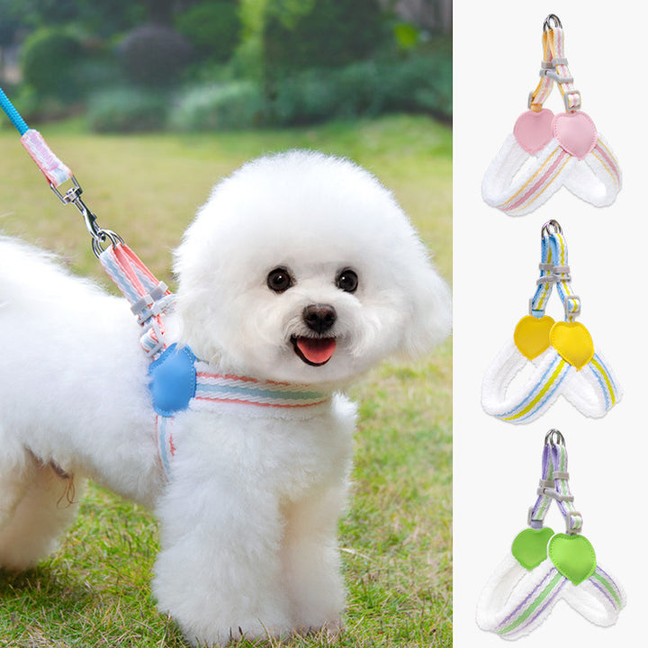 Breathable Summer Vest Style Pet Harness Leash