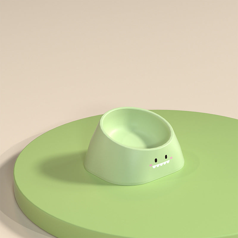 Stainless Steel 15 Degree Tilted Pet Feeding Bowl