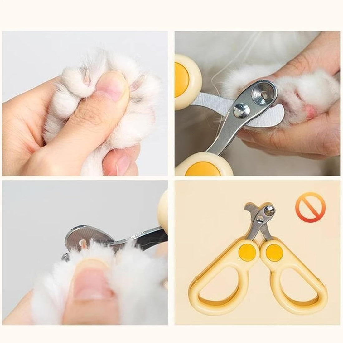Pet Nail Clippers Professional Claw Trimmer Portable Grooming Tool