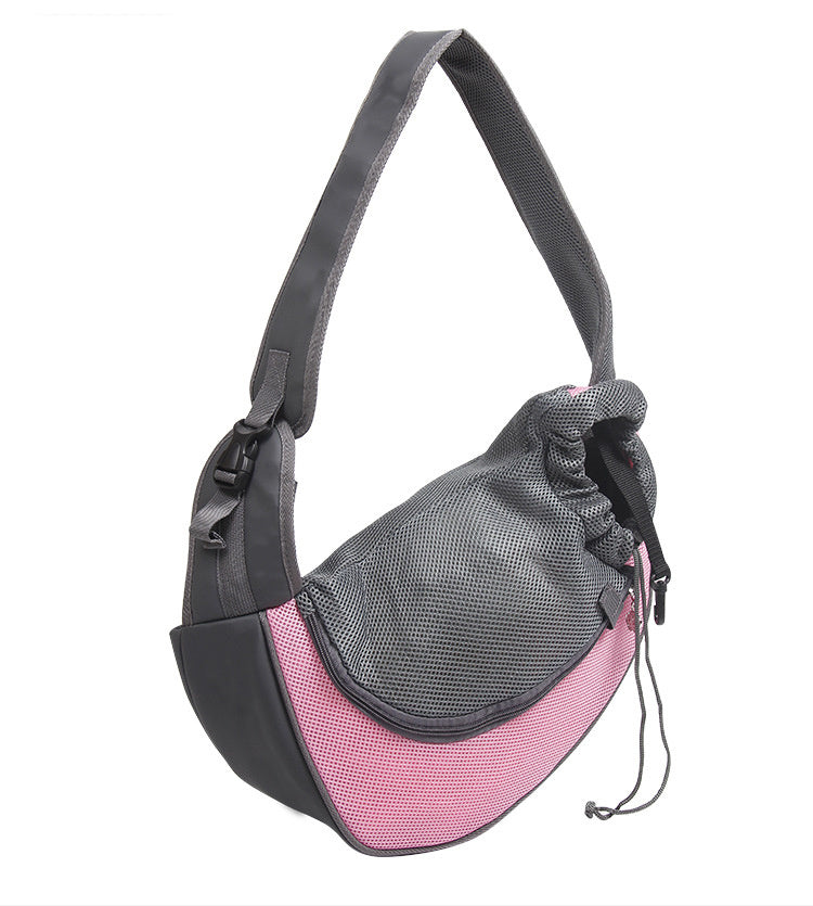 Pet Carrier Mesh Oxford Travel Shoulder Sling Bag Tote