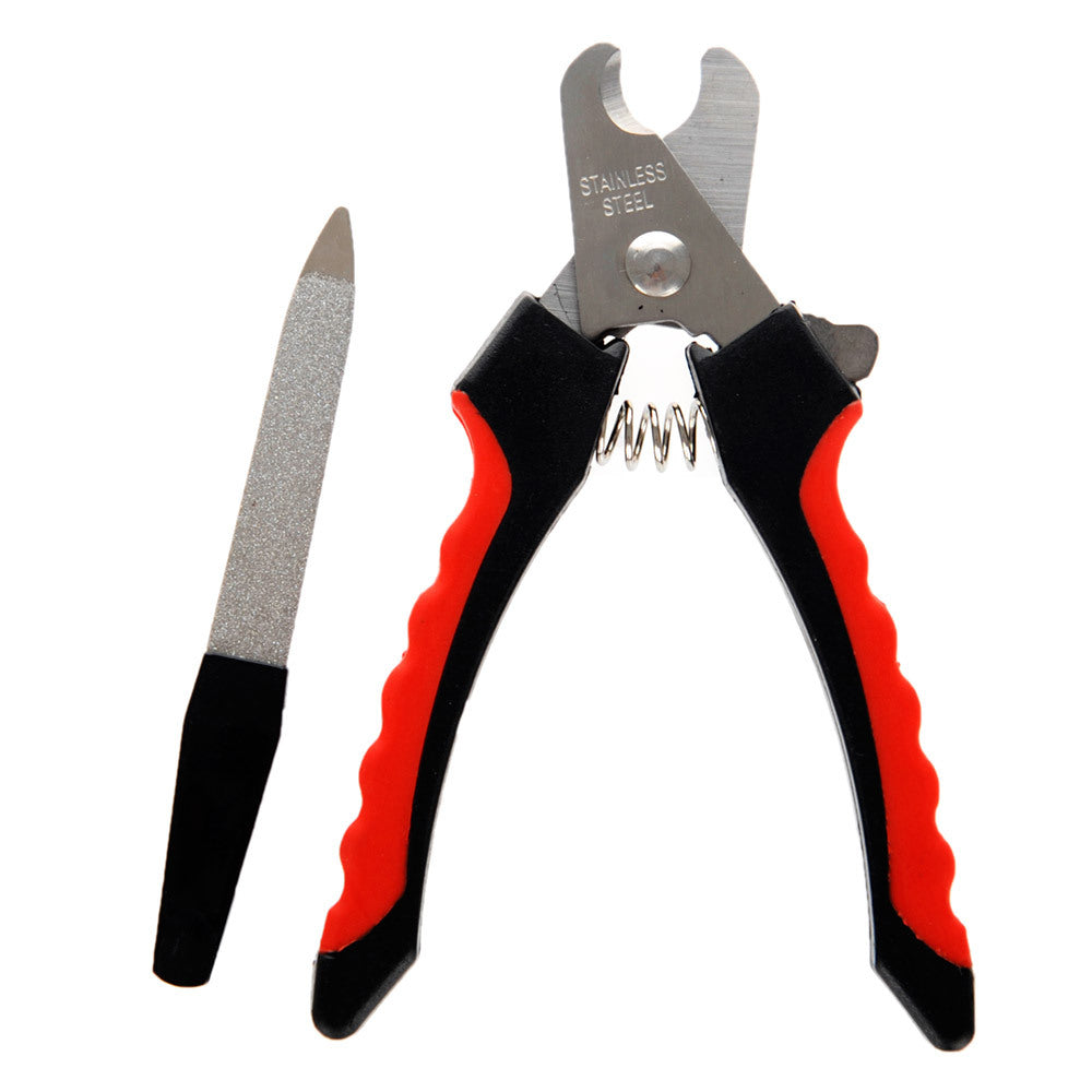 Pet Nail Scissors LED Light Safety Grooming Tool
