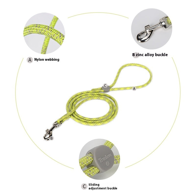 Colorful Adjustable Sliding Pet Leash
