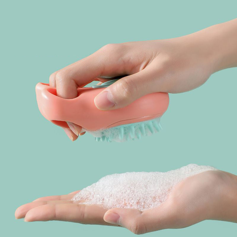 Pet Bath Brush Massage Comb Claw Cleaning Grooming Tool