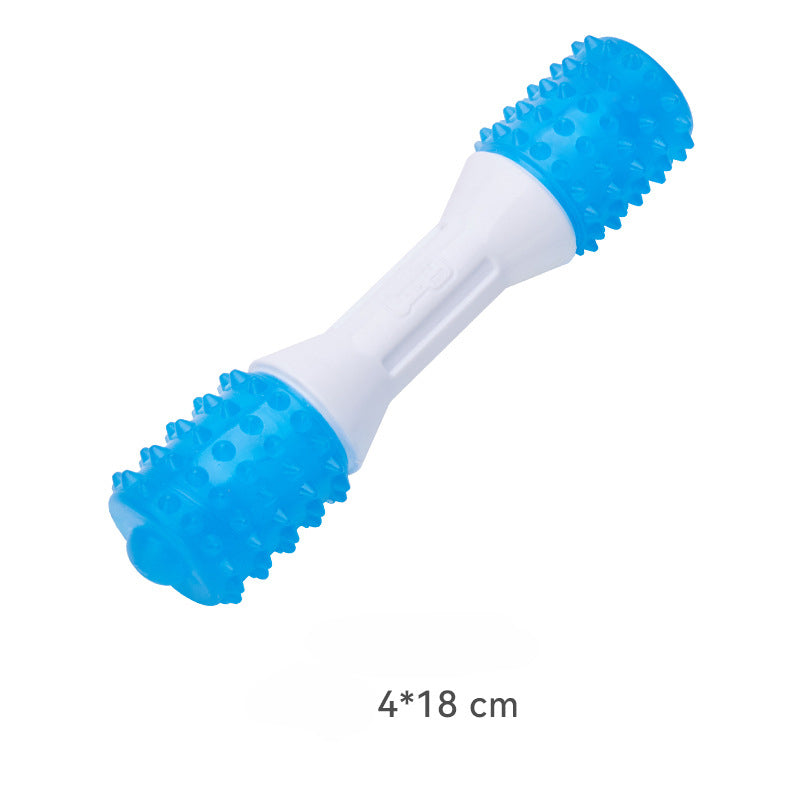 Puppy Teething Chew Pet Toy Dental Care Rubber Ball Promotes Oral Health