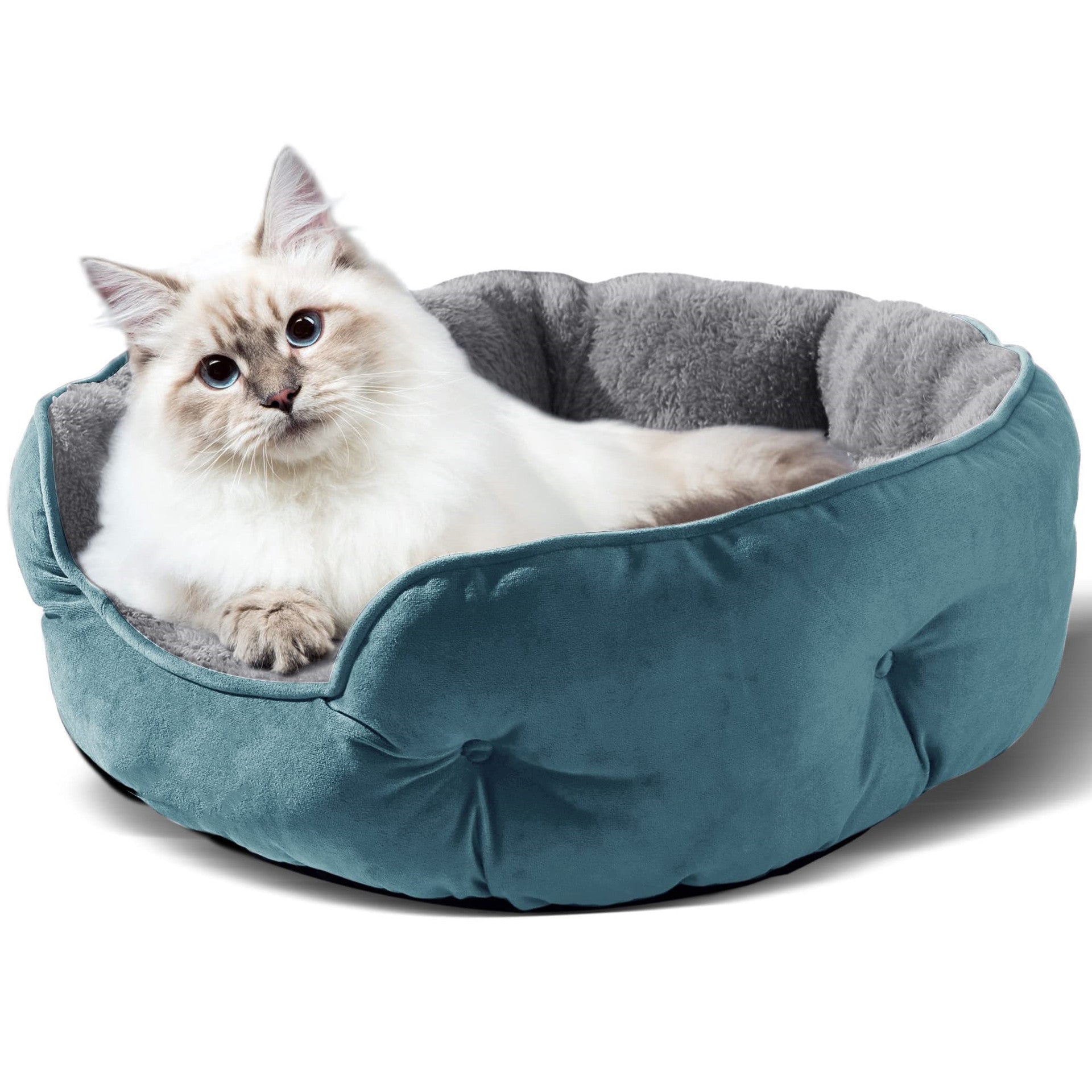 Round Cozy Pet House Bed