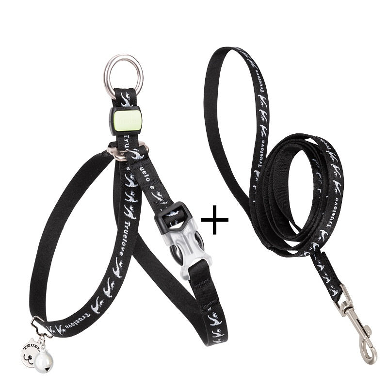 Bell Chest Strap Vest Pet Leash Set
