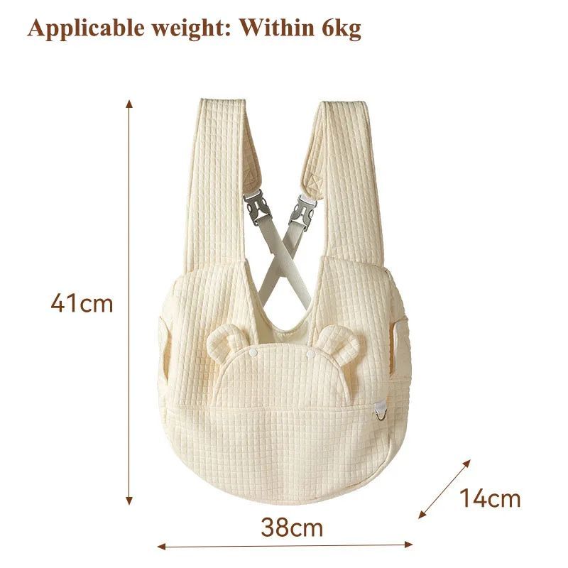 Pet Carrier Backpack Breathable Cross Chest Travel Bag