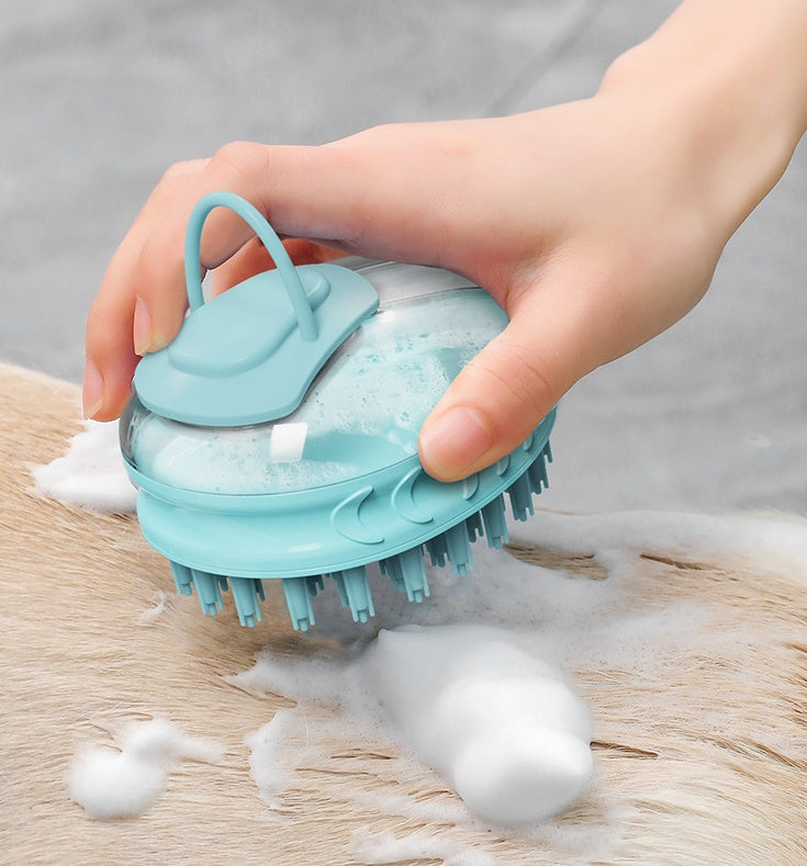 Pet Bath Brush Massage Grooming Cleaning Tool