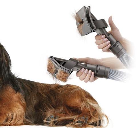 Pet Grooming Brush Vacuum Attachment Hair Removal Tool