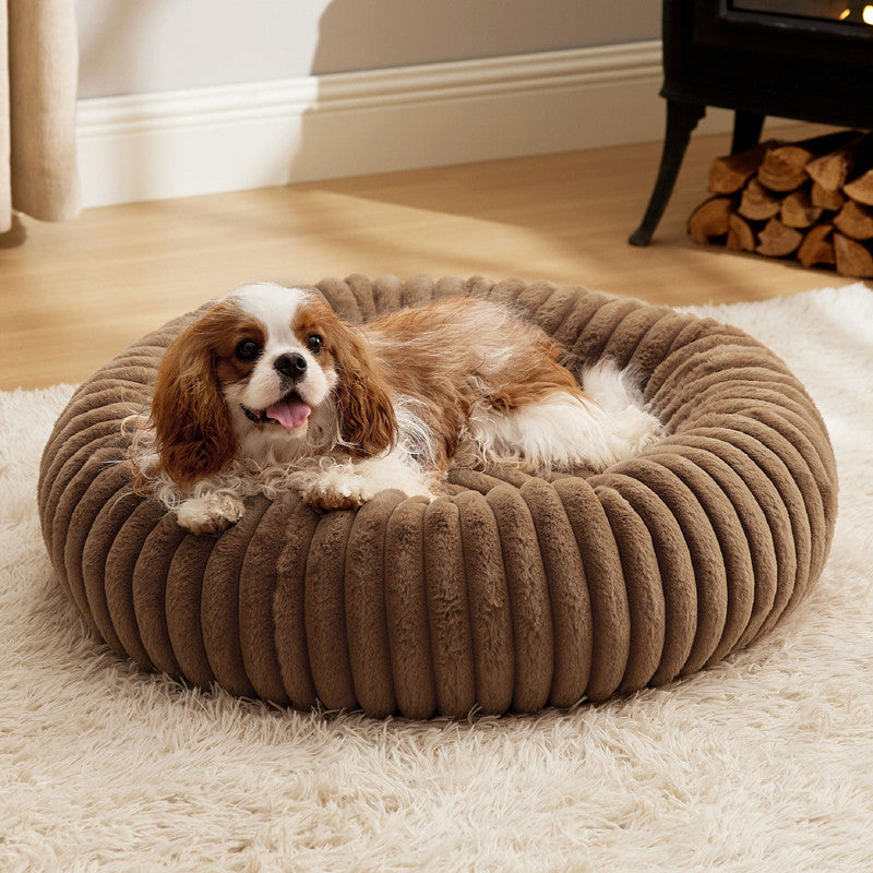High Grammage Plush Round Warm Pet Bed Mat