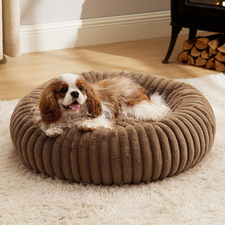 High Grammage Plush Round Warm Pet Bed Mat