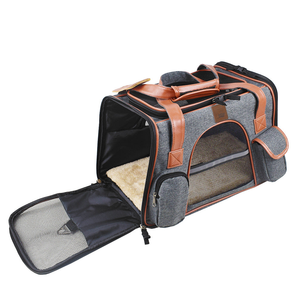Pet Carrier Travel Car Seat Safety Bag