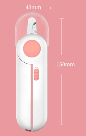 Pet Nail Clipper LED Light Safety Grooming Tool
