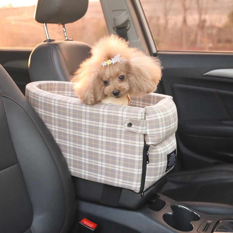 Pet Car Seat Carrier Non Slip Booster Travel Bed