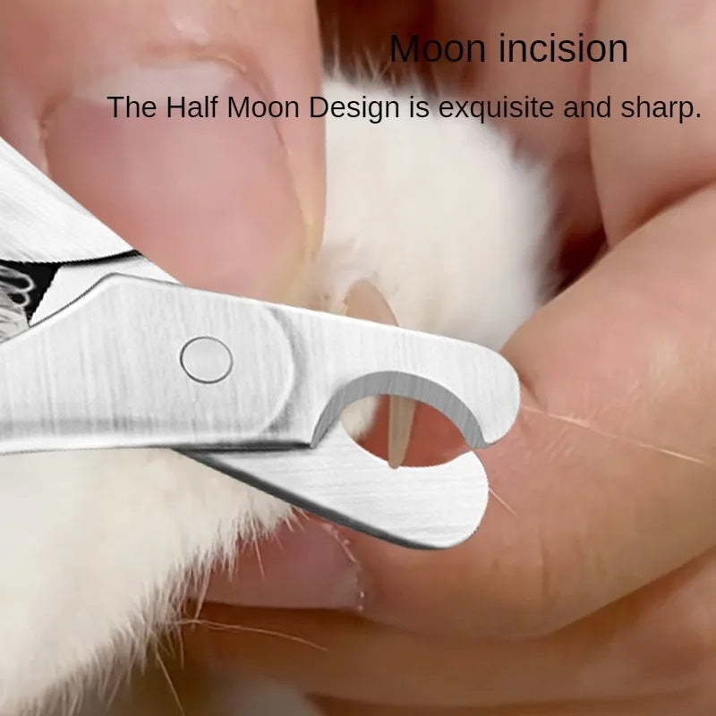 Pet Nail Clipper Professional Safety Stainless Steel Trimmer Tool