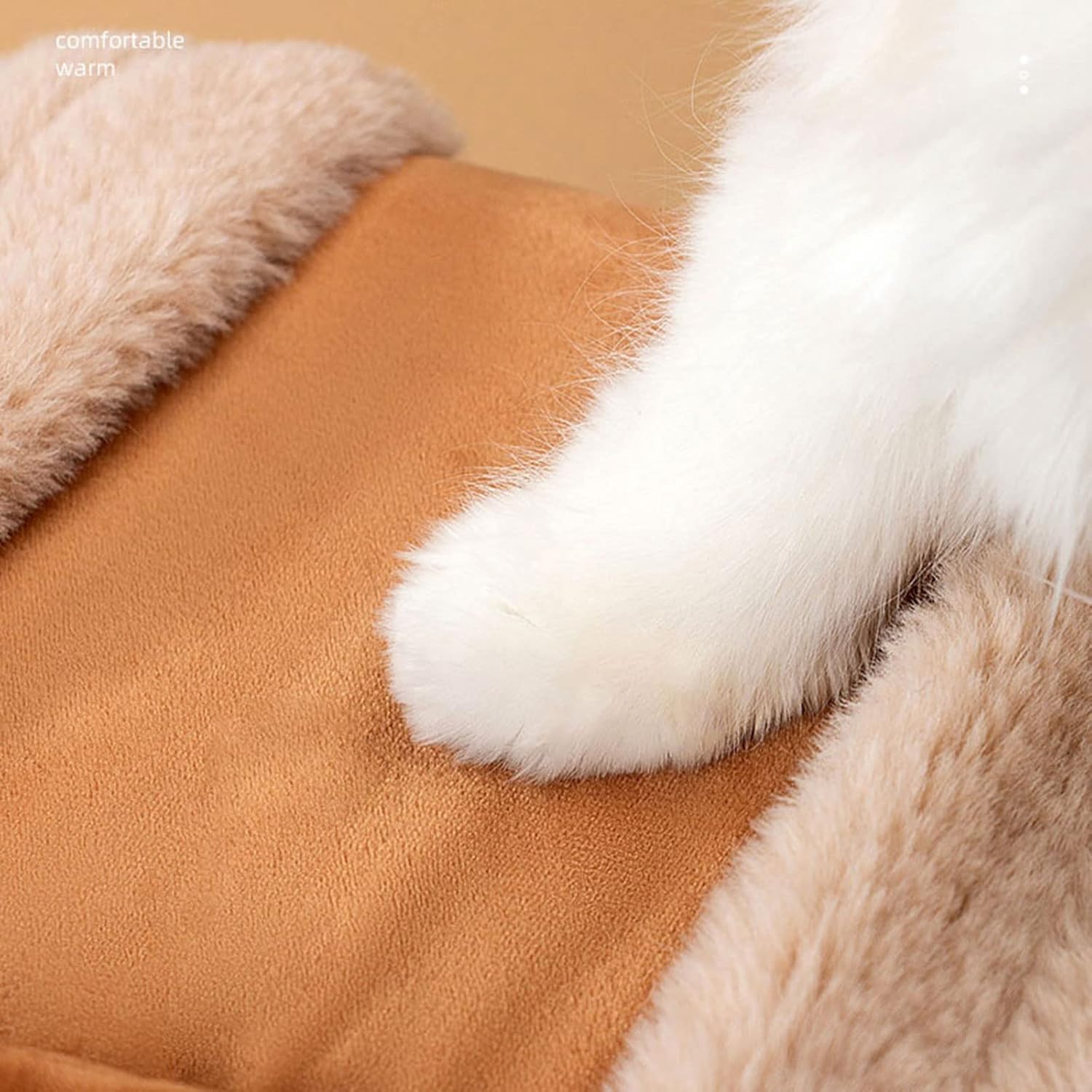 Pet Carrier Backpack Plush Winter Travel Outdoor Bag