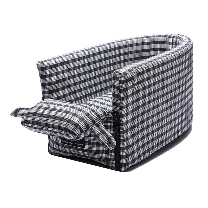 Pet Car Seat Carrier Non Slip Booster Travel Bed