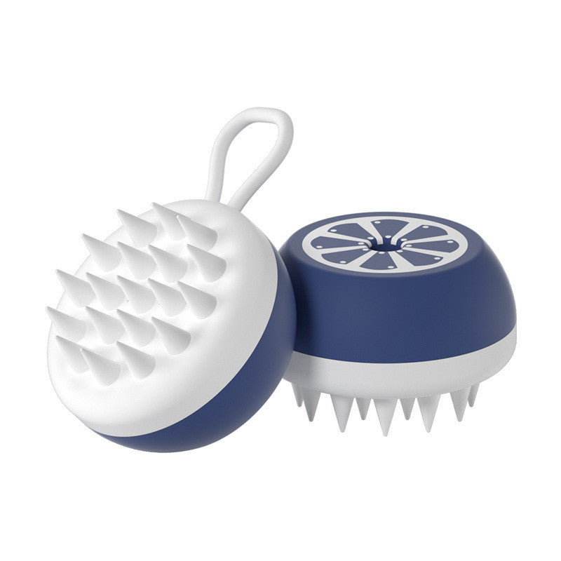 Pet Bath Brush 2 In 1 Silicone Massage Grooming Tool