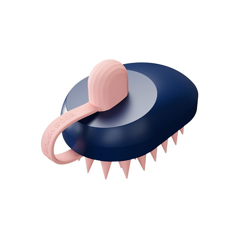 Pet Bath Brush Soft Gel Shampoo Massager Cleaning Tool
