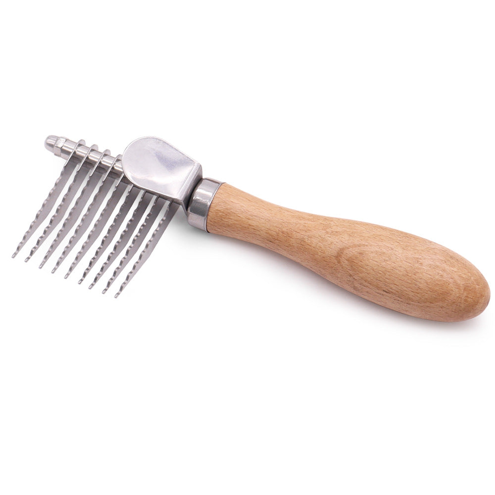 Pet Grooming Brush Knot And Fur Removal Too