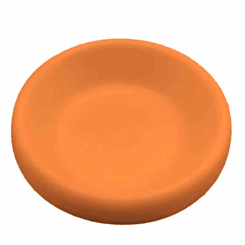 Solid Wood Ceramic Tilted Pet Feeding Bowl
