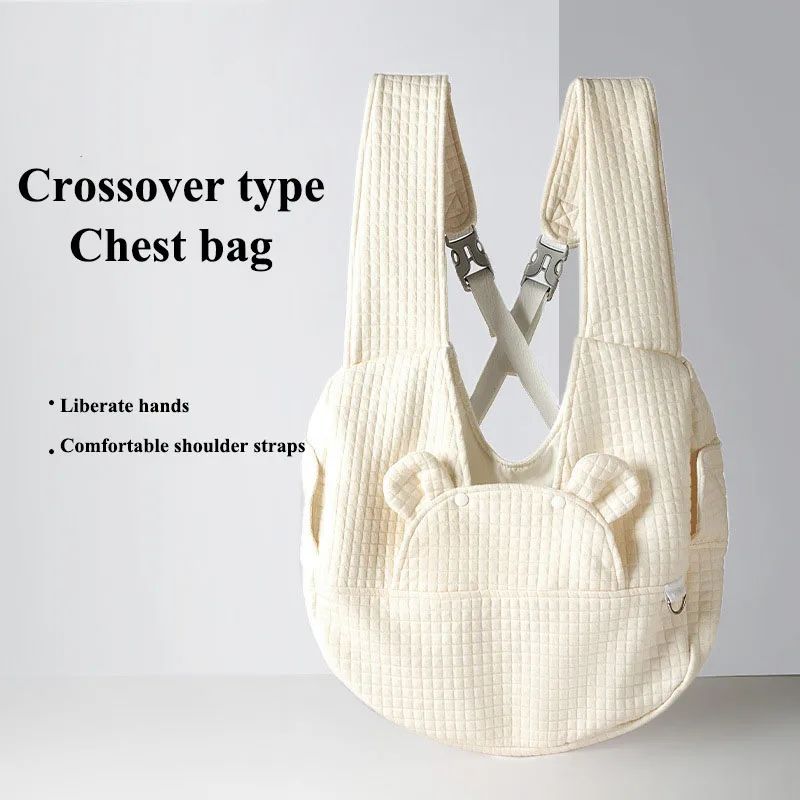 Pet Carrier Backpack Breathable Cross Chest Travel Bag