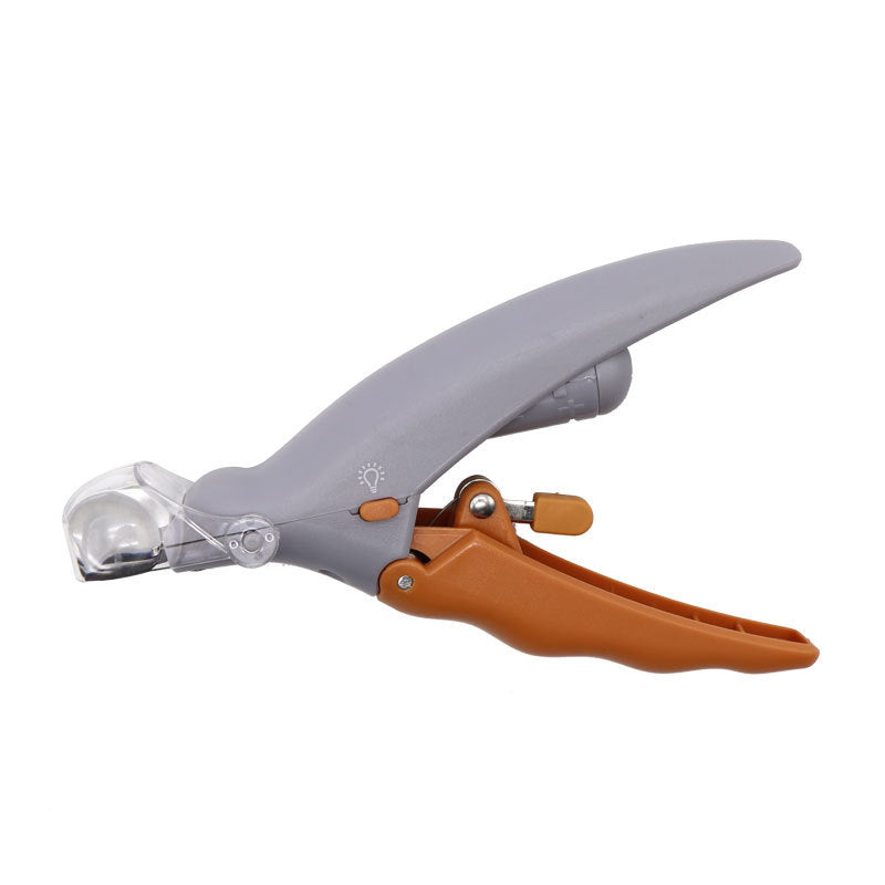 Pet Nail Clipper LED Light Glow Safety Grooming Tool