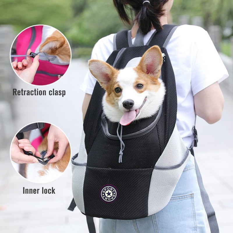 Pet Carrier Backpack Portable Outdoor Travel Bag