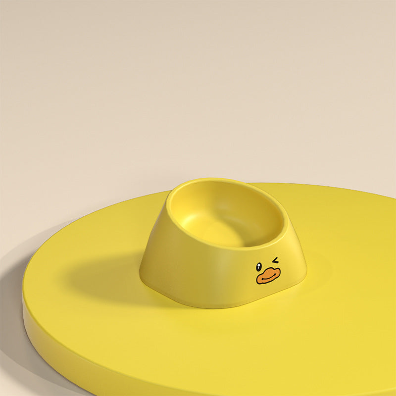 Stainless Steel 15 Degree Tilted Pet Feeding Bowl