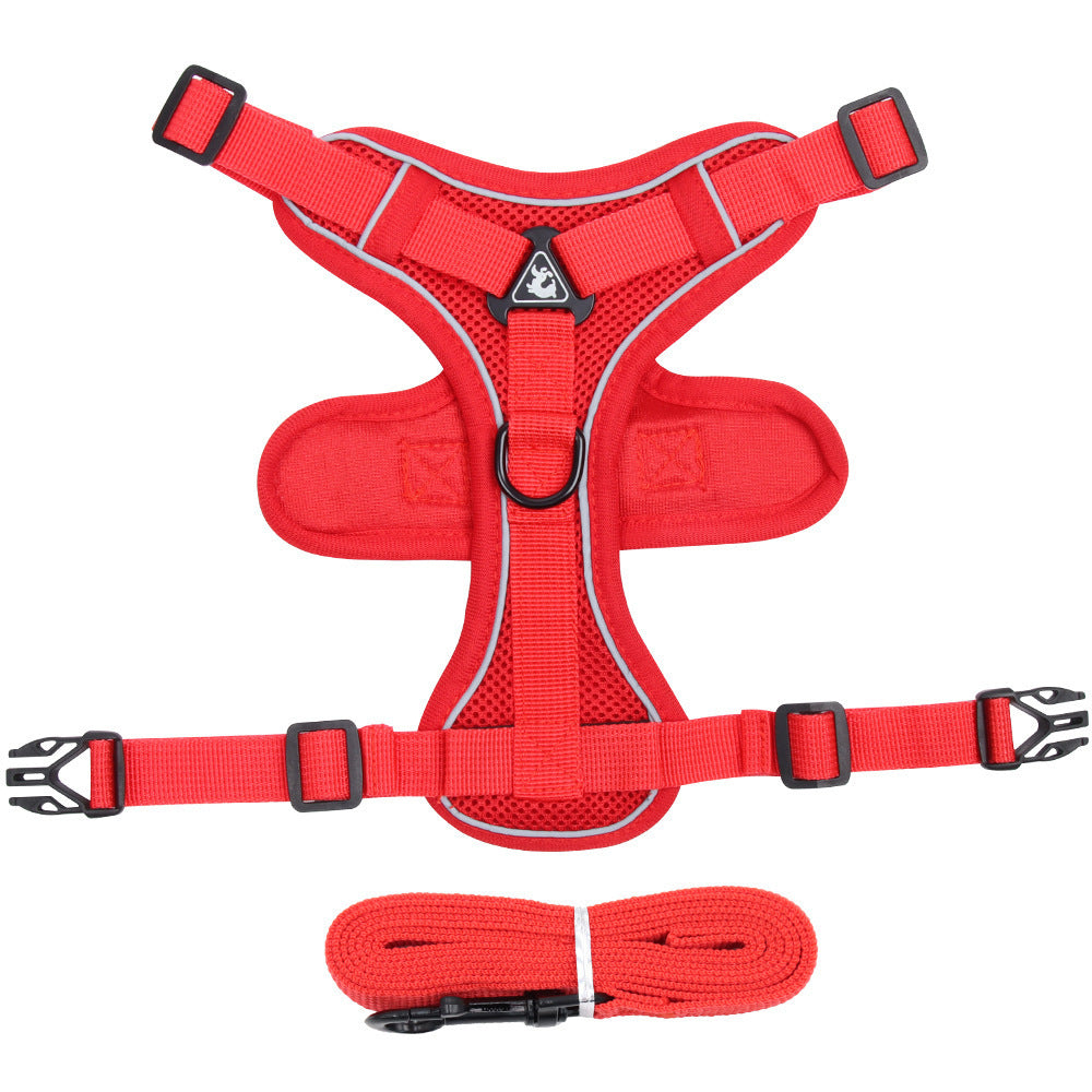 New Vest Style Pet Chest Harness With Leash