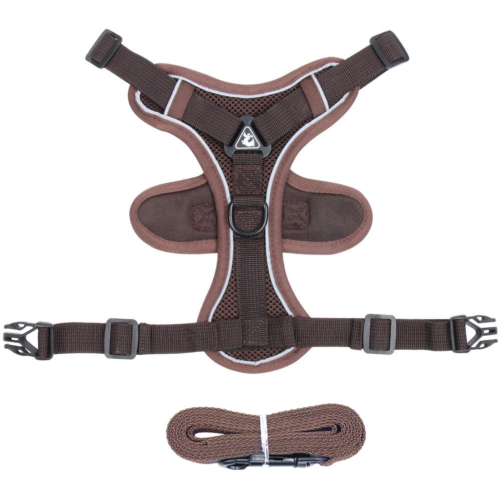 New Vest Style Pet Chest Harness With Leash