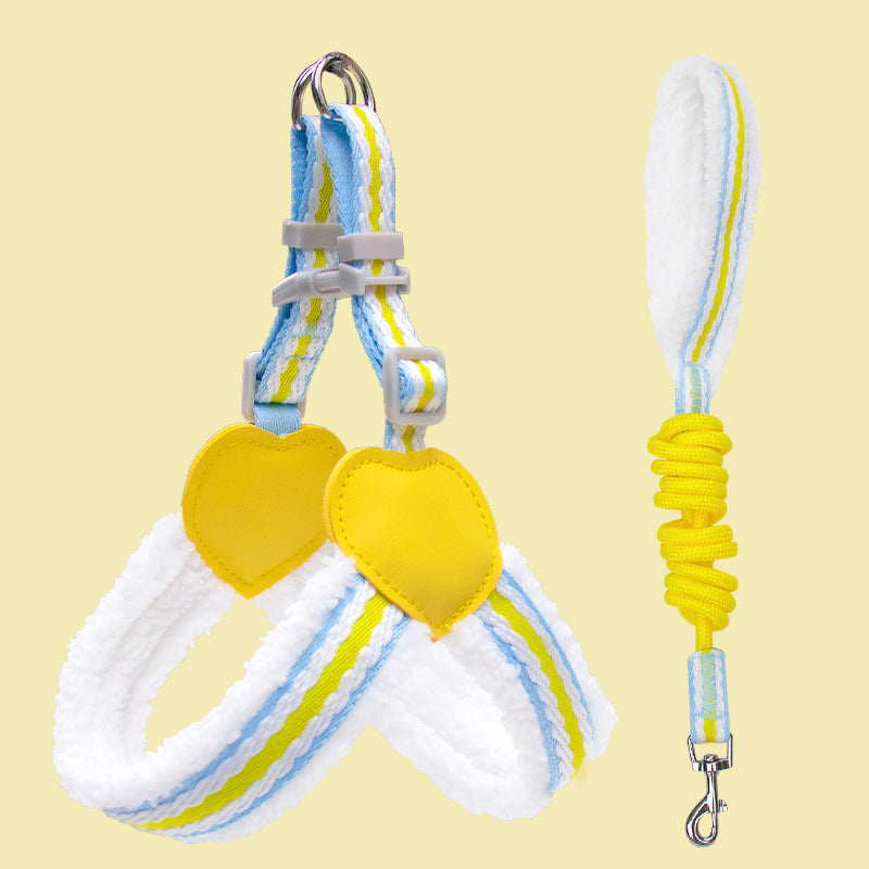 Breathable Summer Vest Style Pet Harness Leash