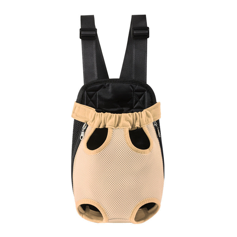 Pet Carrier Backpack Breathable Adjustable Front Travel Bag
