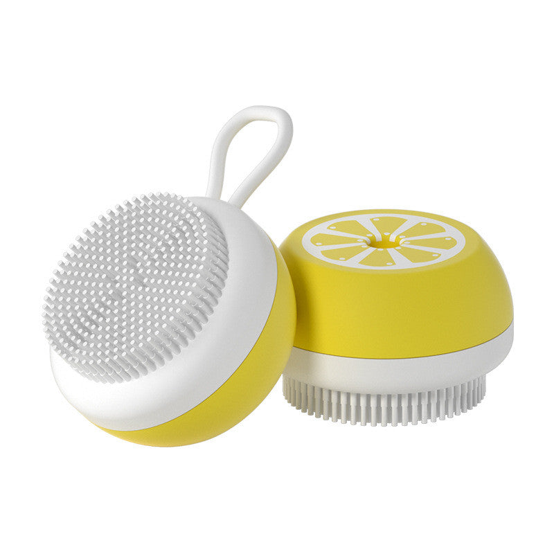 Pet Bath Brush 2 In 1 Silicone Massage Grooming Tool