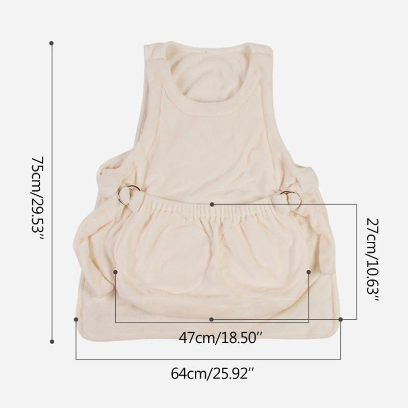 Pet Carrier Outdoor Travel Hanging Apron Bag