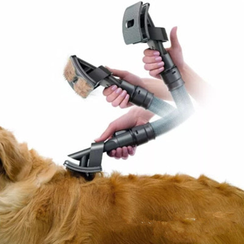 Pet Grooming Brush Vacuum Attachment Hair Removal Tool