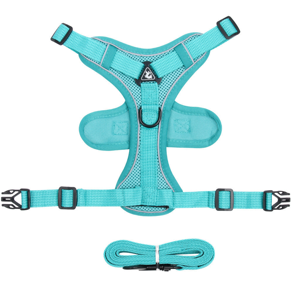New Vest Style Pet Chest Harness With Leash