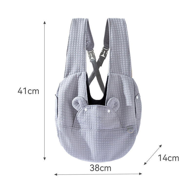 Pet Carrier Backpack Breathable Cross Chest Travel Bag