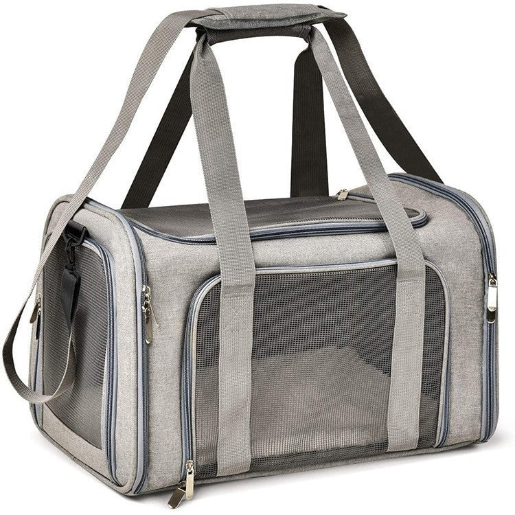 Pet Carrier Foldable Portable Handheld Travel Bag