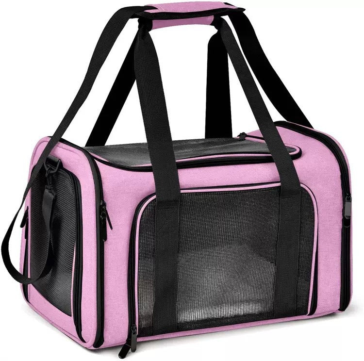Pet Carrier Foldable Portable Handheld Travel Bag