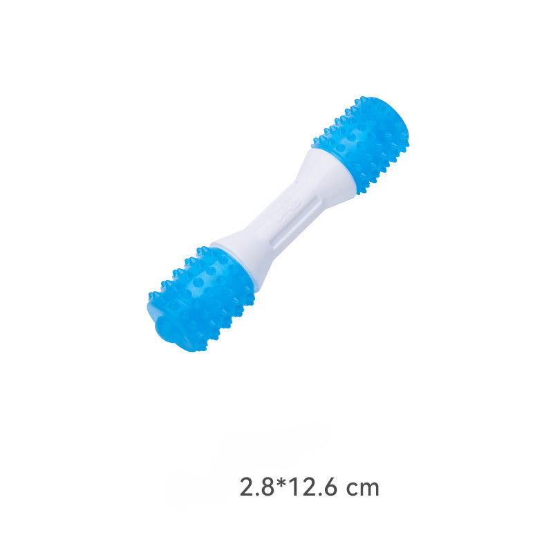 Puppy Teething Chew Pet Toy Dental Care Rubber Ball Promotes Oral Health