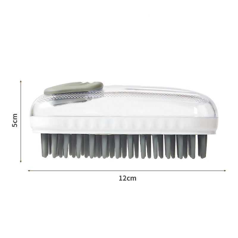 Pet Bath Brush Silicone Massage Foam Cleaning Tool