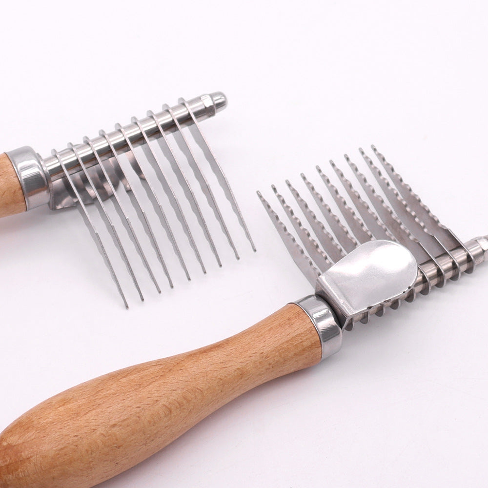 Pet Grooming Brush Knot And Fur Removal Too
