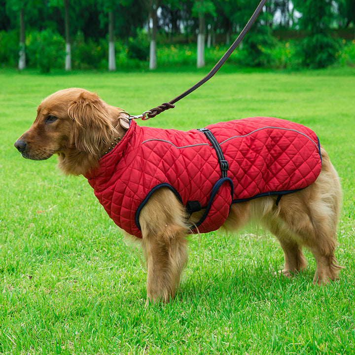 Adjustable Warm Cotton Pet Jacket