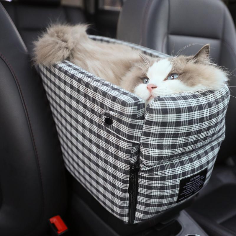 Pet Car Seat Carrier Non Slip Booster Travel Bed