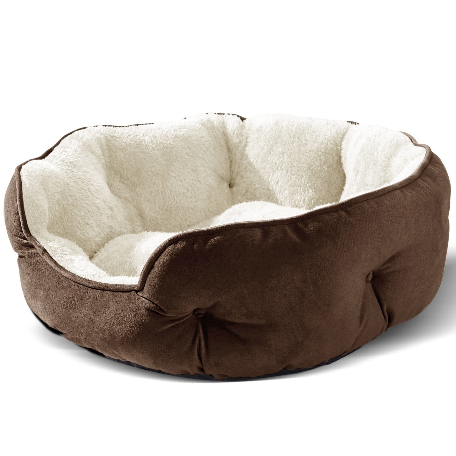 Round Cozy Pet House Bed