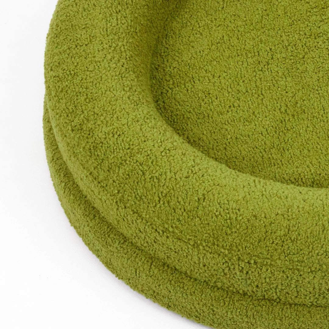 Solid Color Round Leisure Pet Bed Nest