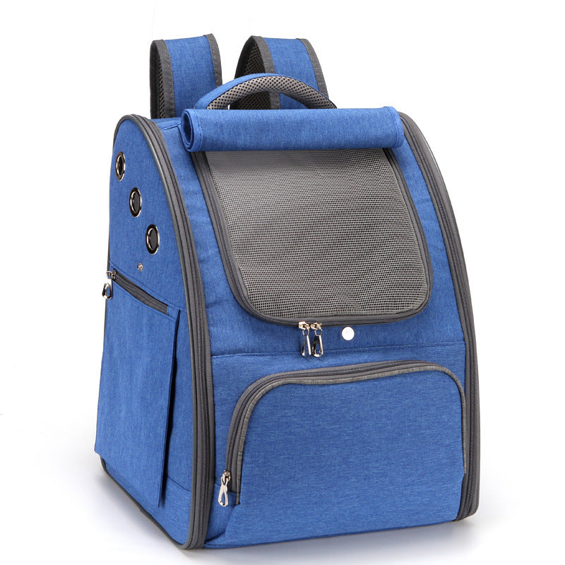 Pet Carrier Foldable Breathable Backpack Travel Bag
