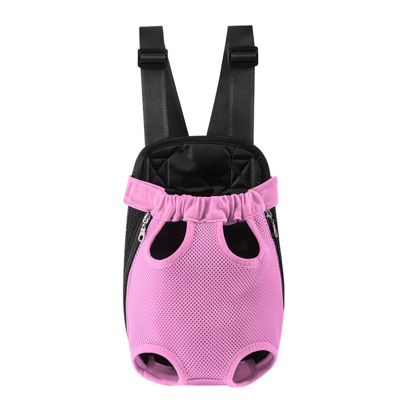 Pet Carrier Backpack Breathable Adjustable Front Travel Bag